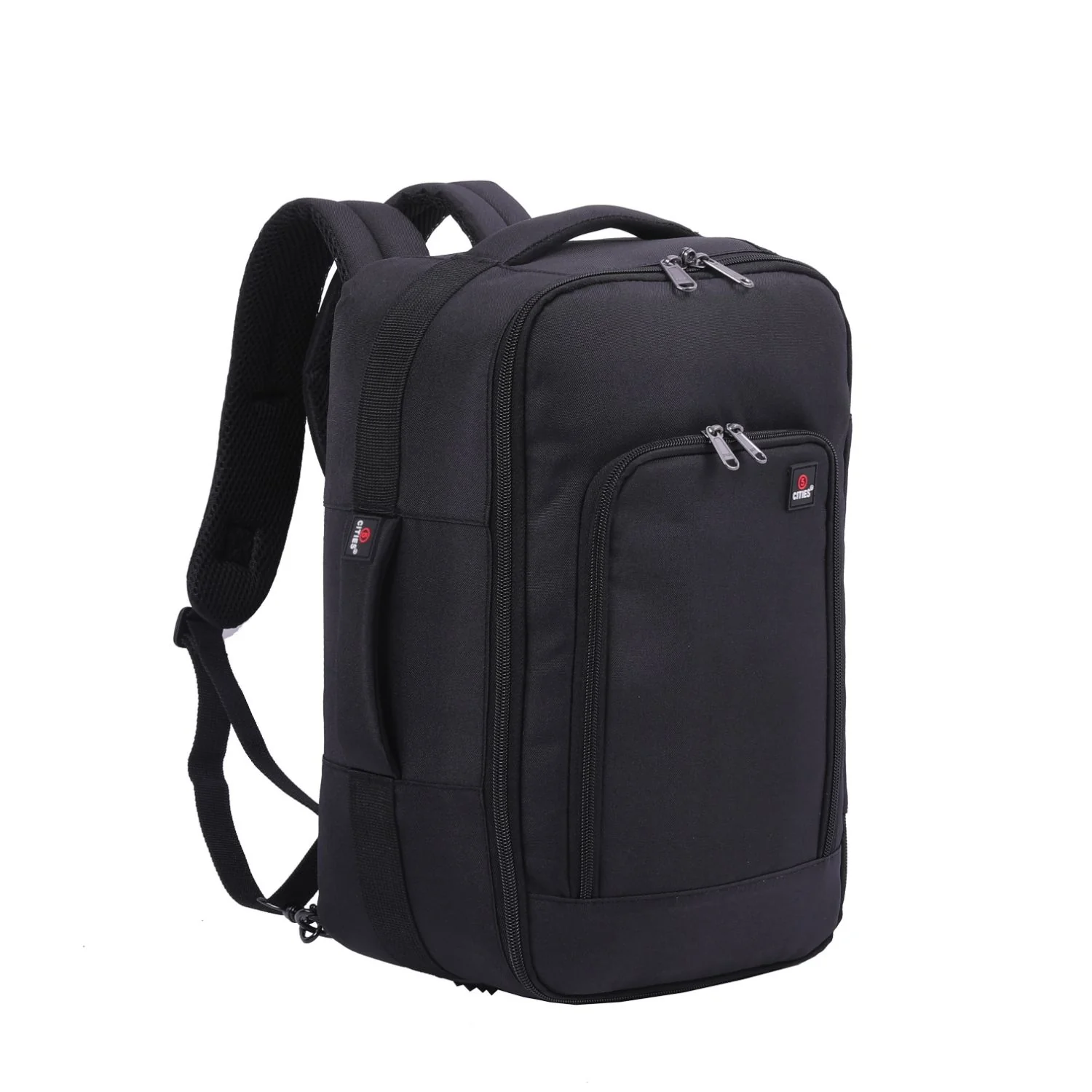 5-Cities Ryanair Maximum (40x20x25cm) New and Improved 2025 Underseat Cabin Luggage Backpack/Rucksack, 2 Years Warranty, Black - Image 11