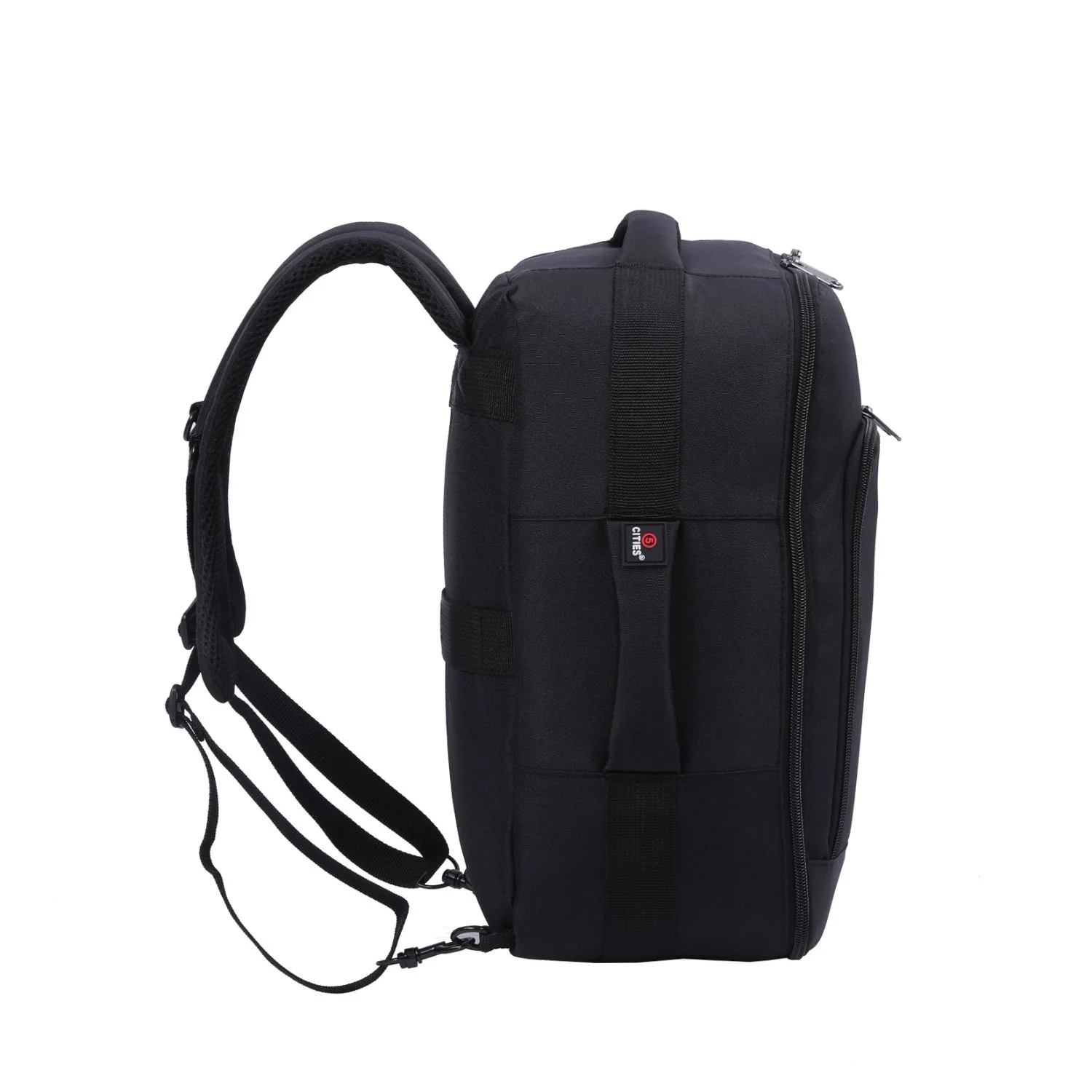 5-Cities Ryanair Maximum (40x20x25cm) New and Improved 2025 Underseat Cabin Luggage Backpack/Rucksack, 2 Years Warranty, Black - Image 12