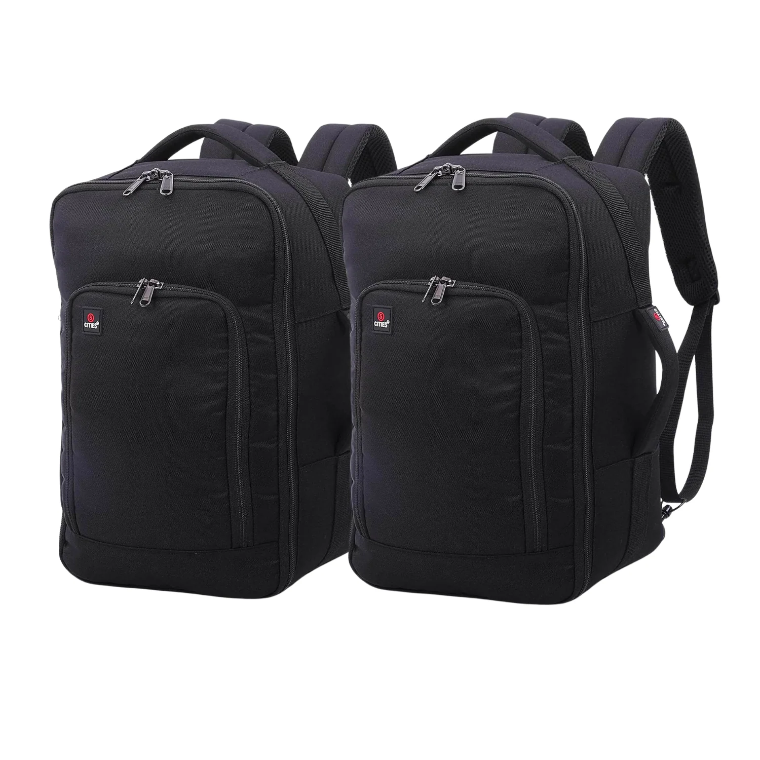 5-Cities Ryanair Maximum (40x20x25cm) New and Improved 2025 Underseat Cabin Luggage Backpack/Rucksack, 2 Years Warranty, Black - Image 19
