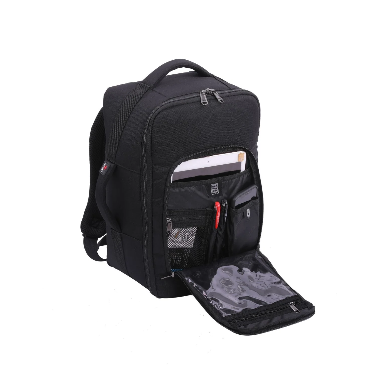5-Cities Ryanair Maximum (40x20x25cm) New and Improved 2025 Underseat Cabin Luggage Backpack/Rucksack, 2 Years Warranty, Black - Image 8