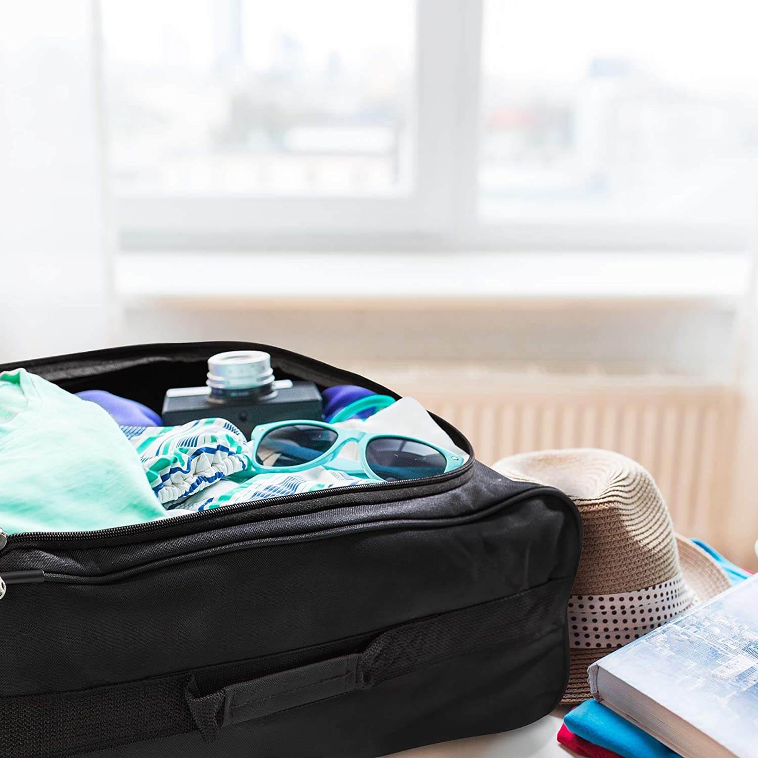 5 Cities Cabin Suitcase 55x40x20cm Ryanair Approved – Lightweight 42L Carry On Trolley Bag with Wheels (1.45kg), Airline Cabin Luggage for EasyJet, British Airways, Wizz Air, Jet2 & More - Image 34
