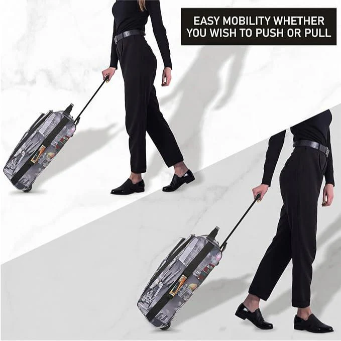 5 Cities Cabin Suitcase 55x40x20cm Ryanair Approved – Lightweight 42L Carry On Trolley Bag with Wheels (1.45kg), Airline Cabin Luggage for EasyJet, British Airways, Wizz Air, Jet2 & More - Image 46