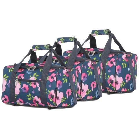 5 Cities (35x20x20cm) Hand Luggage Holdall Flight Bag (x3 Set) - Image 4