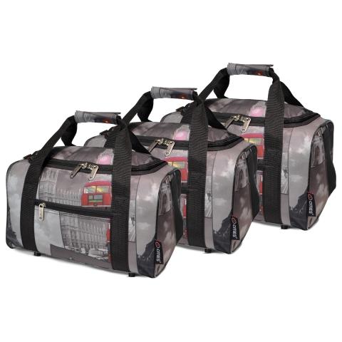 5 Cities (35x20x20cm) Hand Luggage Holdall Flight Bag (x3 Set) - Image 8