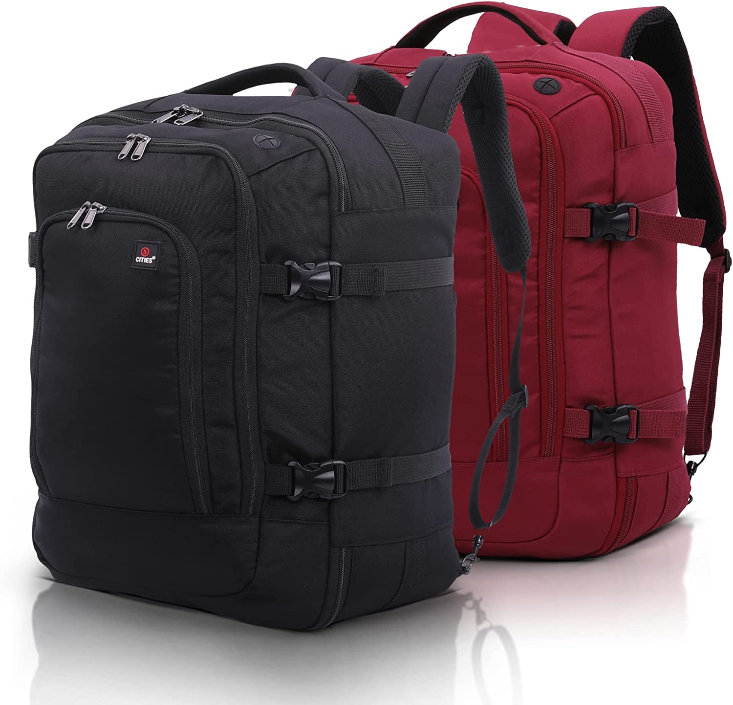 5 CITIES Easyjet Maximum Size (45x36x20cm) New and Improved 2025 Cabin Backpack Luggage Under Seat Flight Bag - Image 11