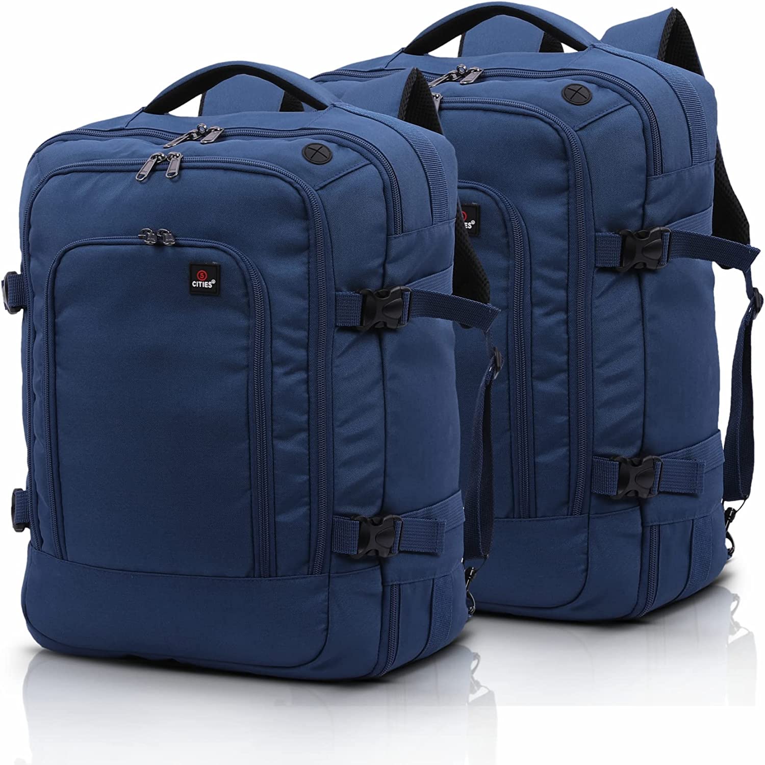 5 CITIES Easyjet Maximum Size (45x36x20cm) New and Improved 2025 Cabin Backpack Luggage Under Seat Flight Bag - Image 12