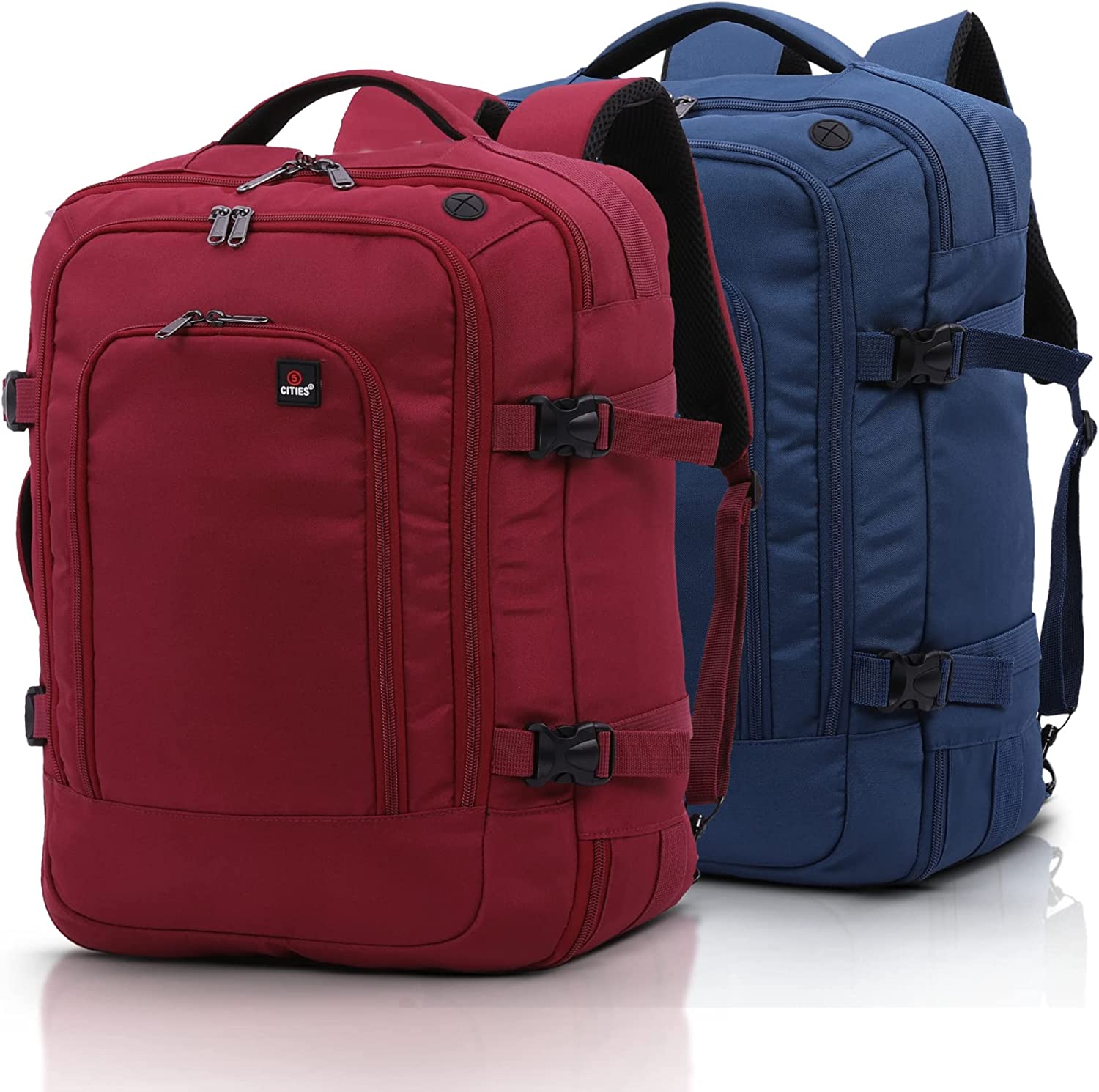 5 CITIES Easyjet Maximum Size (45x36x20cm) New and Improved 2025 Cabin Backpack Luggage Under Seat Flight Bag - Image 13