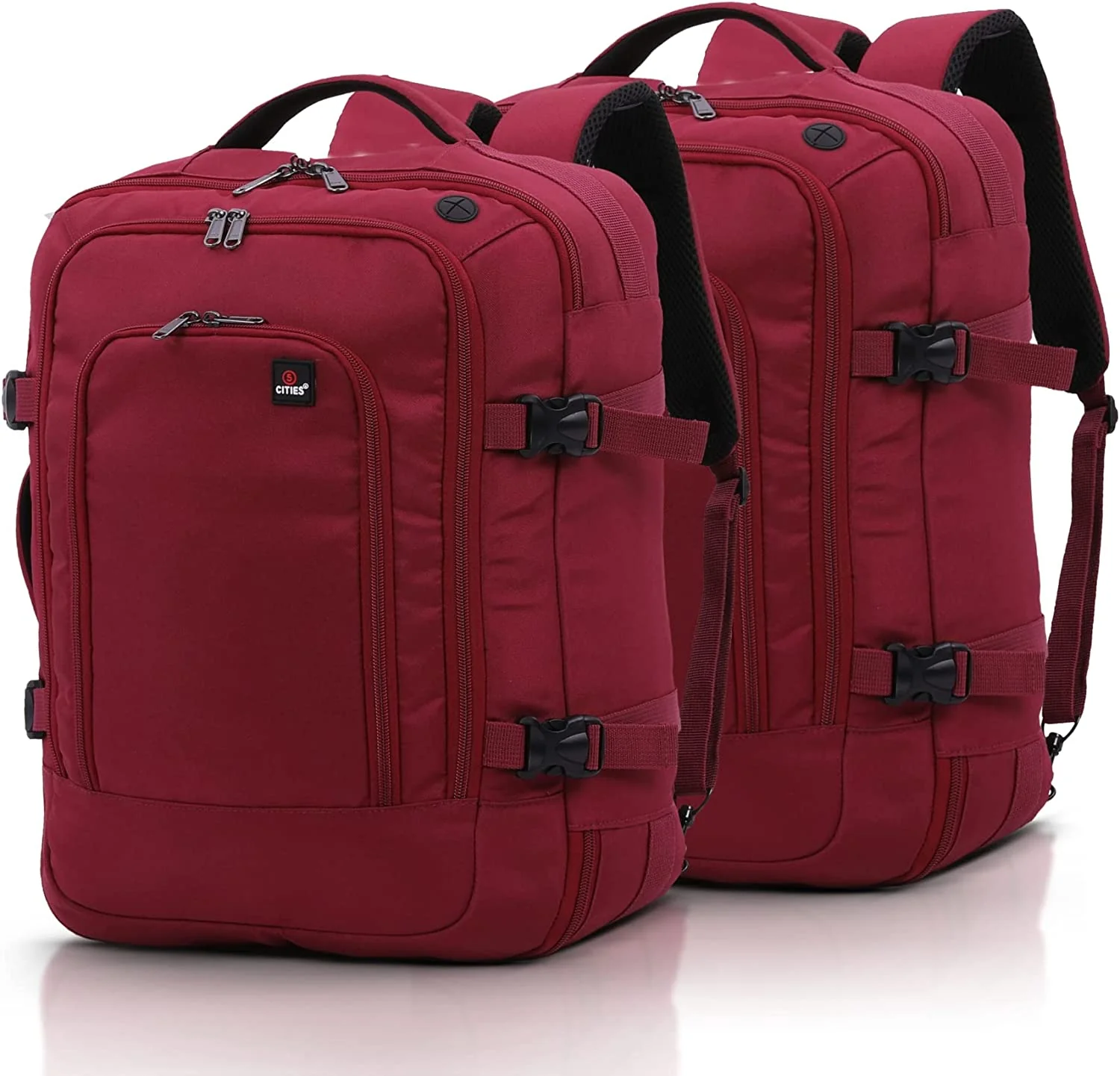 5 CITIES Easyjet Maximum Size (45x36x20cm) New and Improved 2025 Cabin Backpack Luggage Under Seat Flight Bag - Image 14