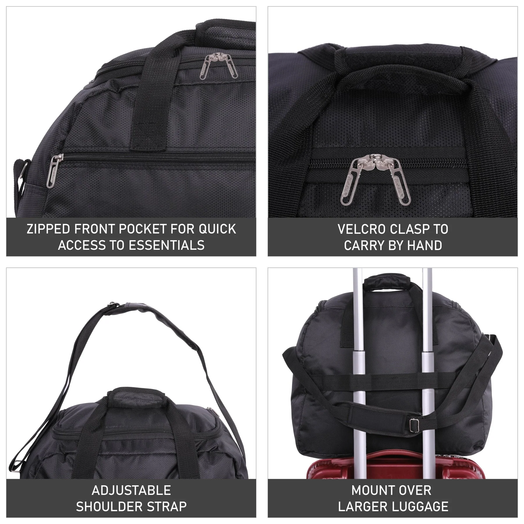 5 Cities 56x45x25 Trolley Bag and Aerolite 45x30x20 EasyJet/British Airways/ Jet2 Maximum Cabin Approved Carry On Bundle - Image 12