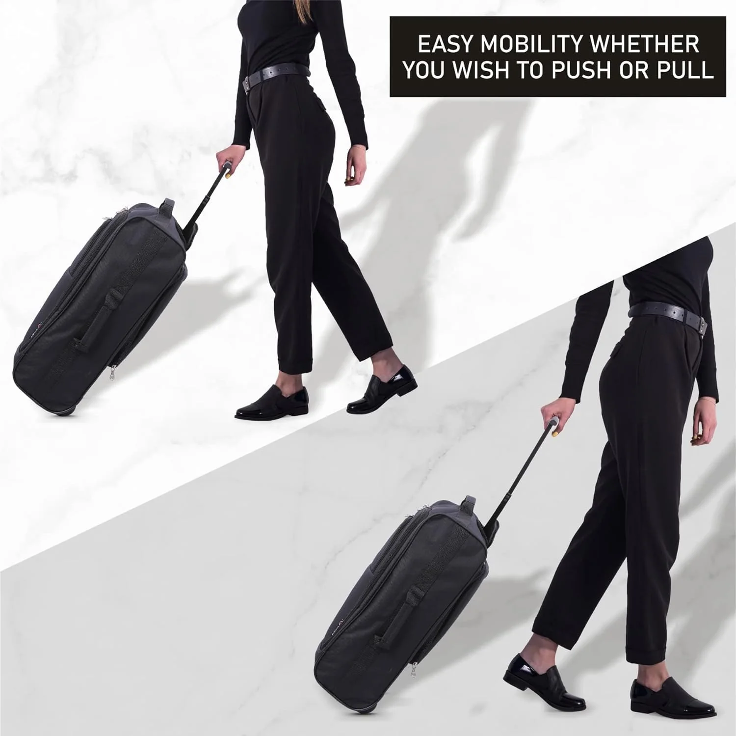5 Cities (55x35x20cm) Lightweight Cabin Trolley + Backpack, Wheeled Backpack Wear or Carry, Fits Ryanair (Priority), easyJet (Plus/Flexi/Extra Legroom), 42L - Image 19