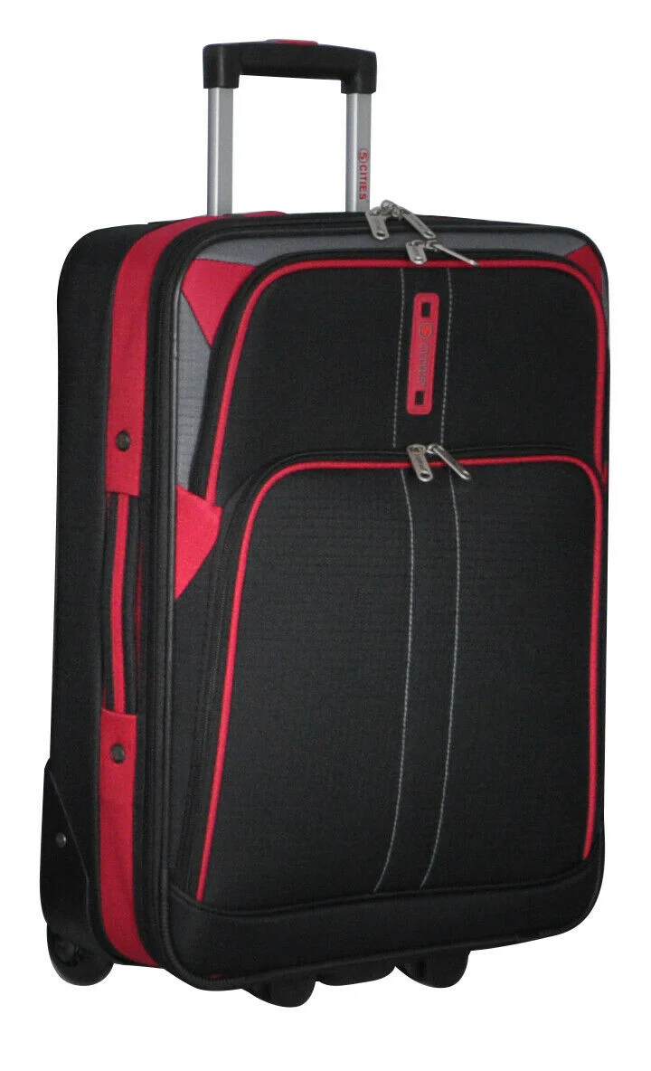 5 Cities Lightweight 3 Piece Suitcase Luggage Set Cabin + Medium + Large Hold - Image 8