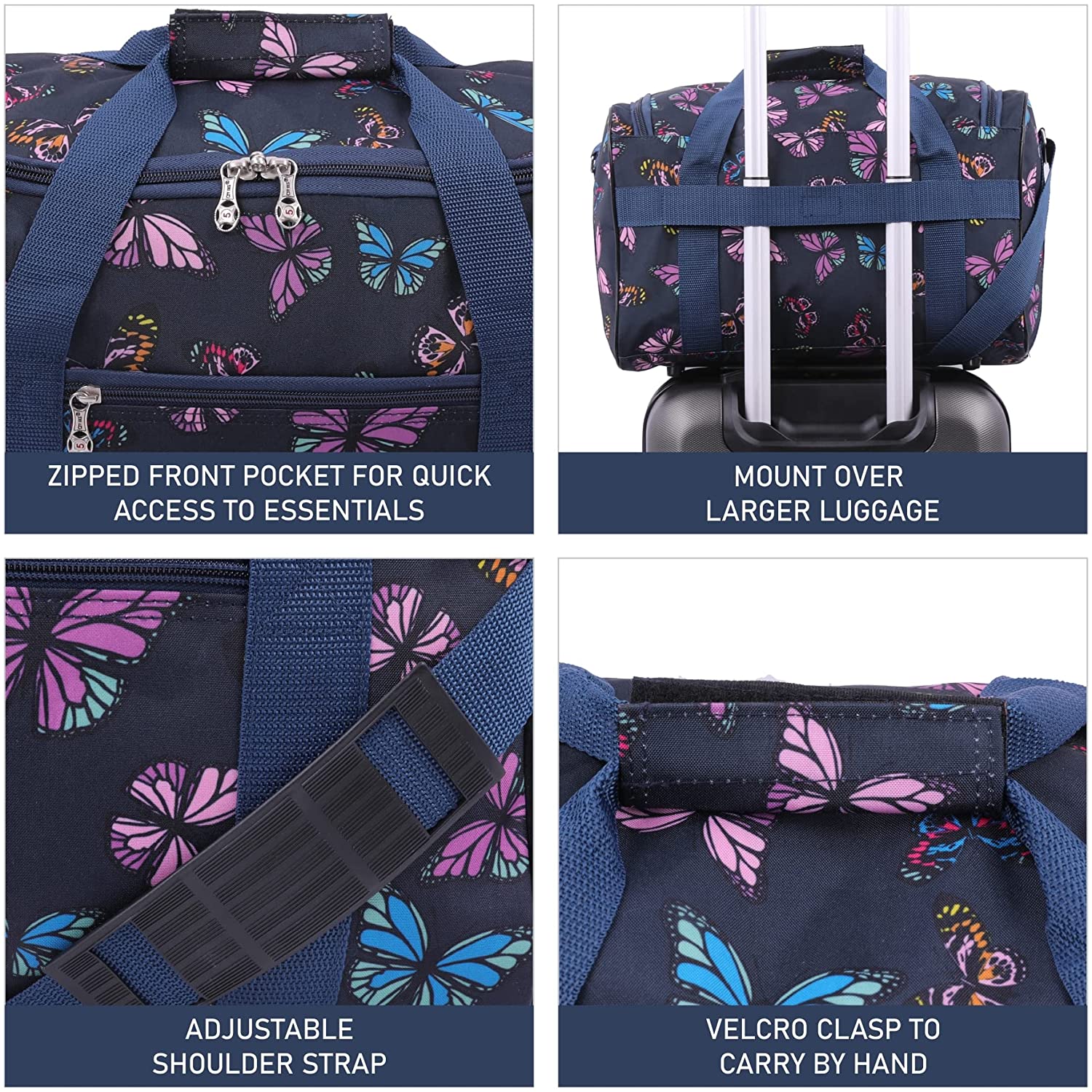 5 Cities (40x20x25cm) Ryanair Approved Hand Luggage Holdall Flight Bag, Under Seat Cabin Holdall – Take The Max On Board - Image 9