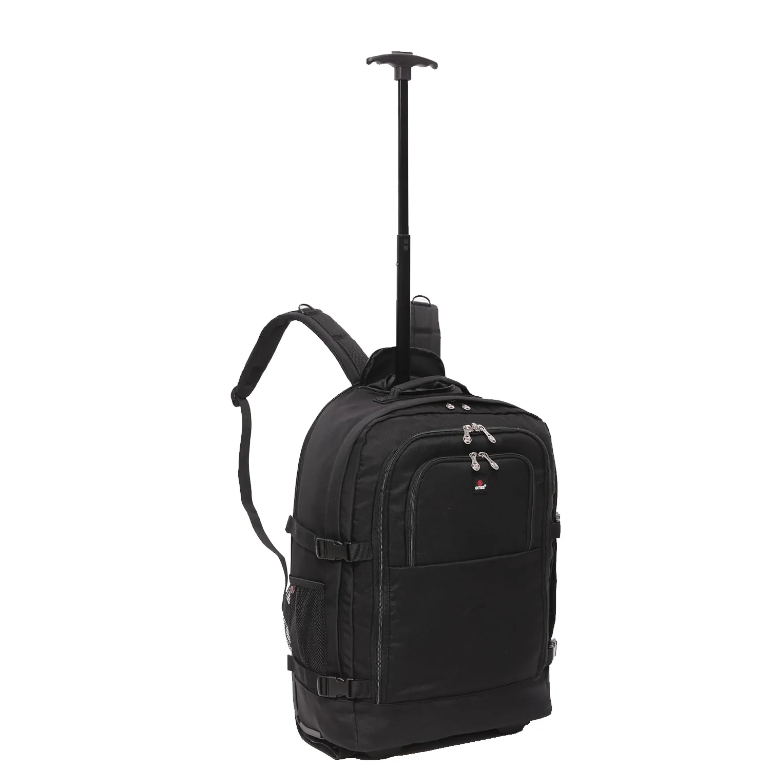 5 Cities Trolley Backpack with Wheels, Fits Ryanair Priority 55x40x20cm, Cabin Bag with Shoulder Straps, Lock & 2-Year Warranty (55x38x20cm) - Image 7