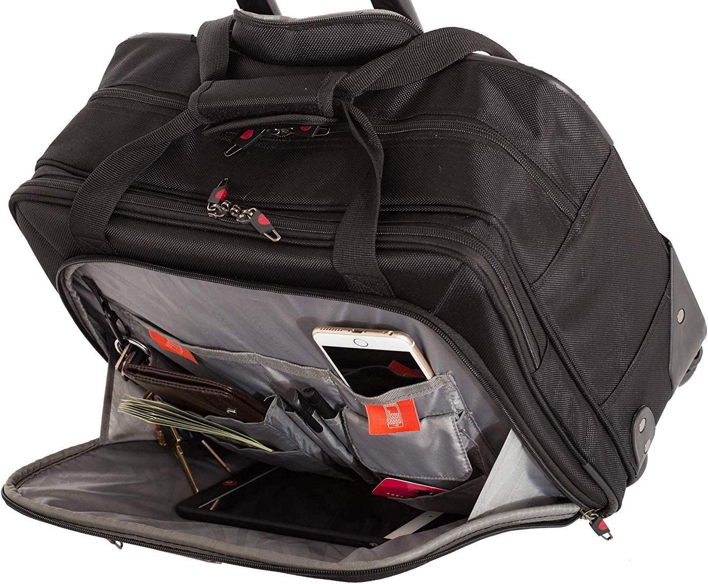 Aerolite (45x35x20cm) Executive Mobile Business Cabin Hand with Luggage Rolling Laptop Bag - Image 5