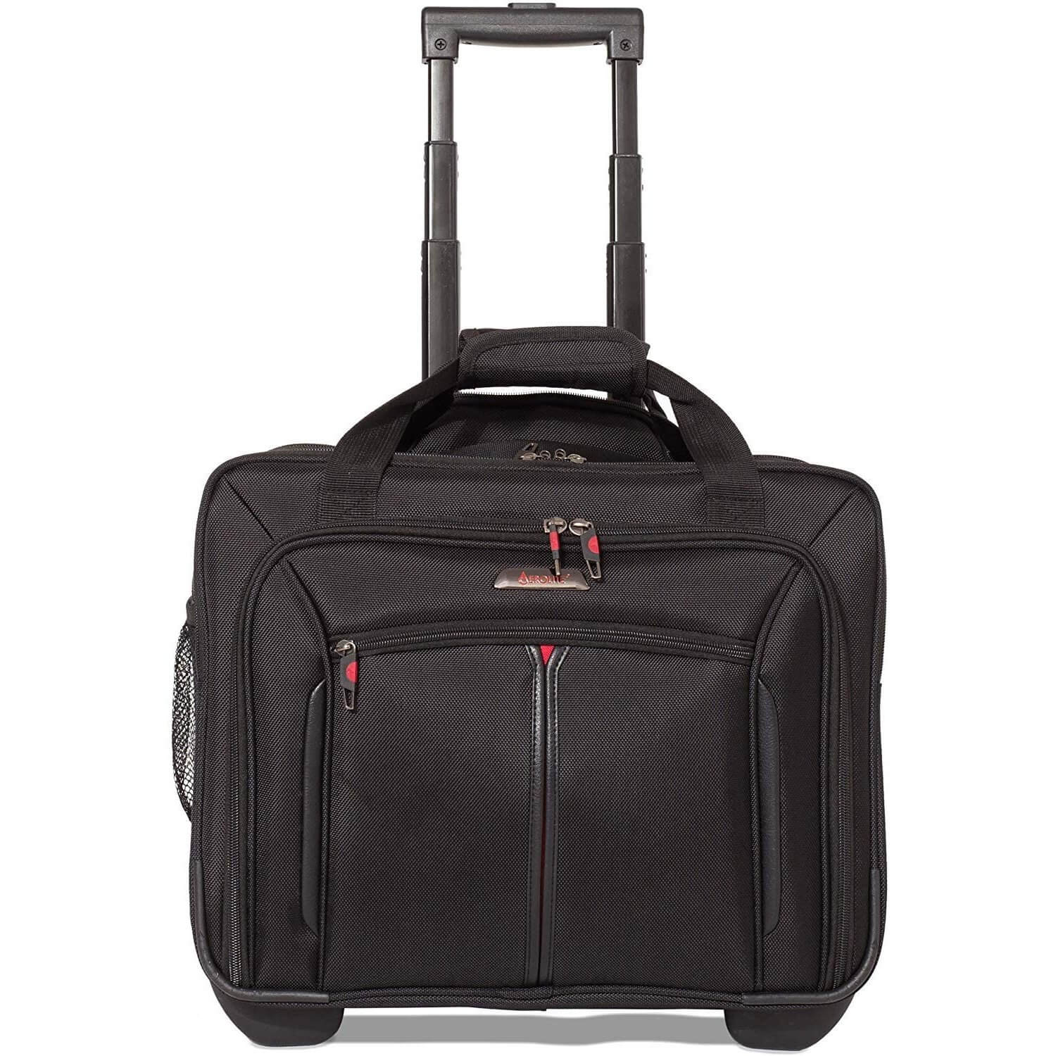 Aerolite (45x35x20cm) Executive Mobile Business Cabin Hand with Luggage Rolling Laptop Bag - Image 9