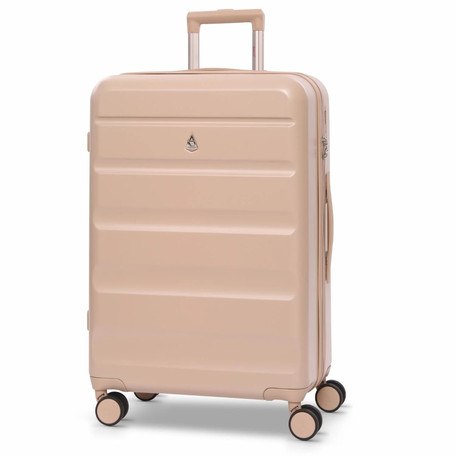 Aerolite 3-Piece Luggage Set – Lightweight Hard Shell Suitcases with 4 Dual Spinner Wheels & TSA Lock – Expandable Cabin (21”), Medium (24”), Large (28”) – Expandable Carry-On Case Included – Beige - Image 8