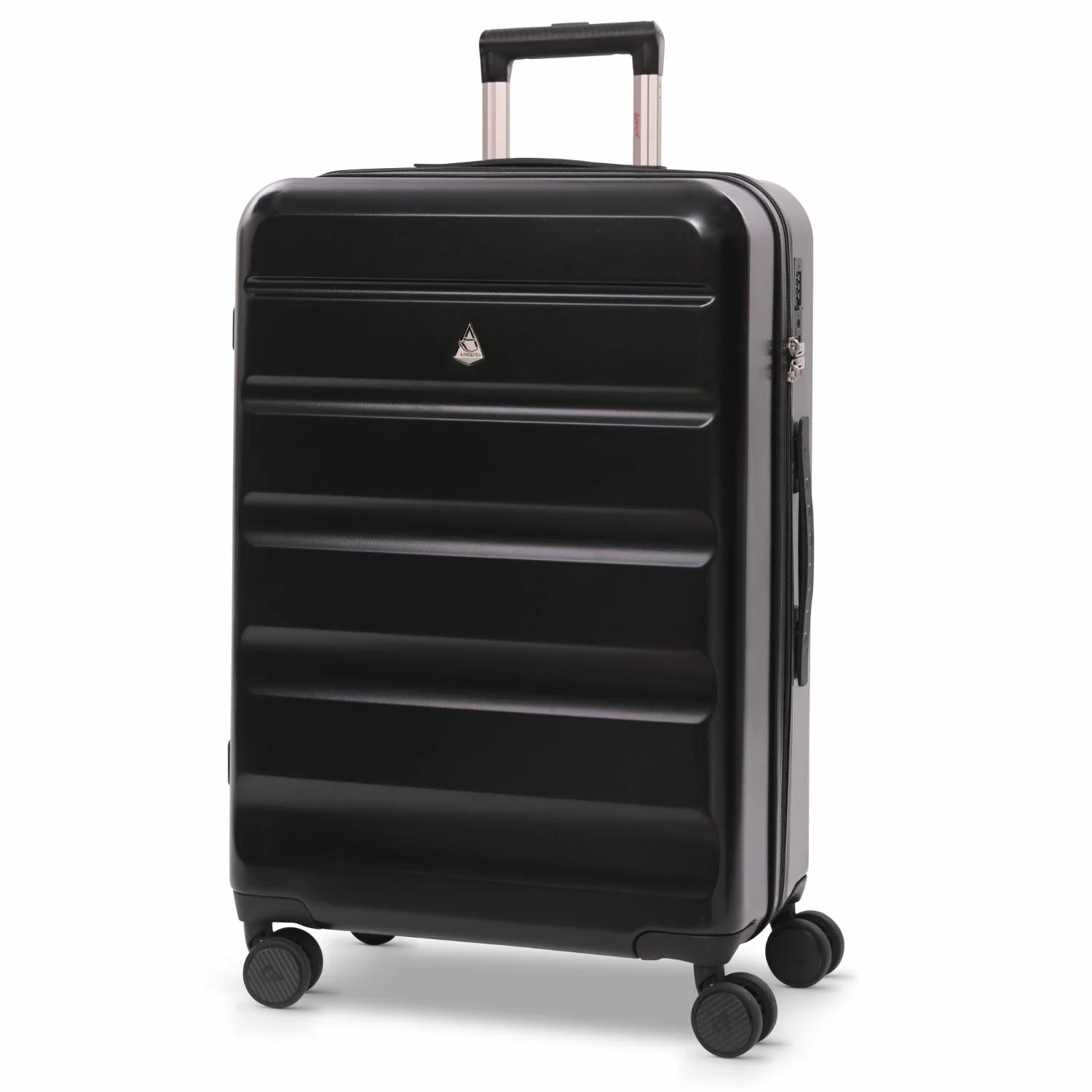 Aerolite 3-Piece Luggage Set – Lightweight Hard Shell Suitcases with 4 Dual Spinner Wheels & TSA Lock – Expandable Cabin (21”), Medium (24”), Large (28”) – Expandable Carry-On Case Included – Black - Image 15