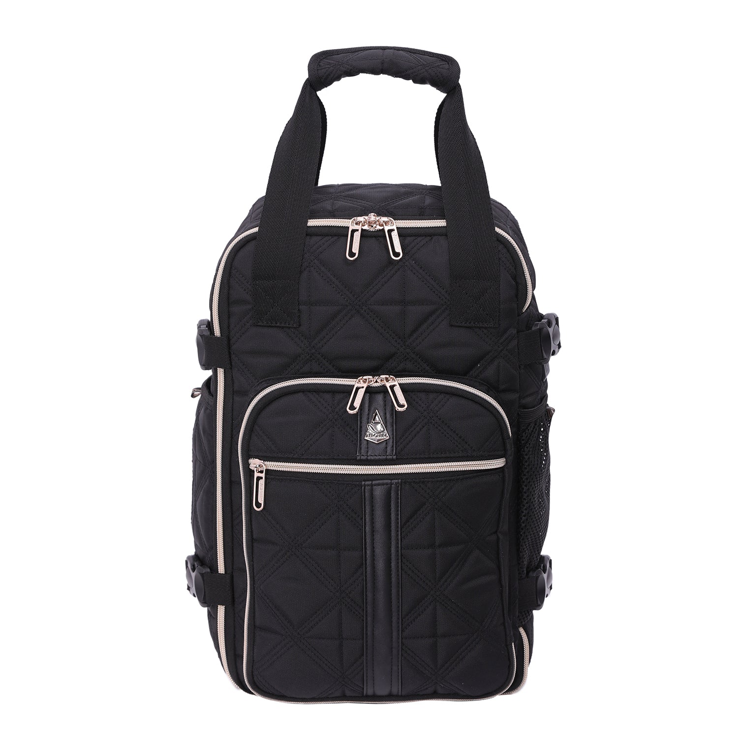 Aerolite 40x20x25 Ryanair Maximum Size Backpack Eco-Friendly Cabin Luggage Approved Travel Carry On Holdall Flight Rucksack with 10 Year Warranty (Quilted) - Image 4