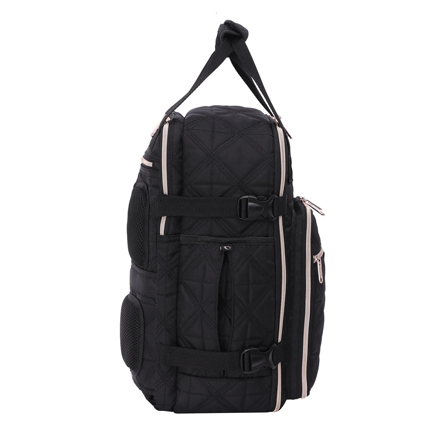 Aerolite 40x20x25 Ryanair Maximum Size Backpack Eco-Friendly Cabin Luggage Approved Travel Carry On Holdall Flight Rucksack with 10 Year Warranty (Quilted) - Image 6
