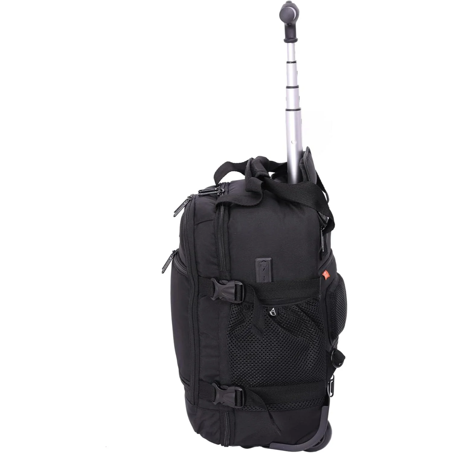 Aerolite 40x20x25 Ryanair Maximum Size Backpack Trolley Bag with 2 Wheels Eco-Friendly Cabin Luggage Approved Extendable Handle Travel Carry On Holdall Flight Rucksack with 10 Year Warranty - Image 4