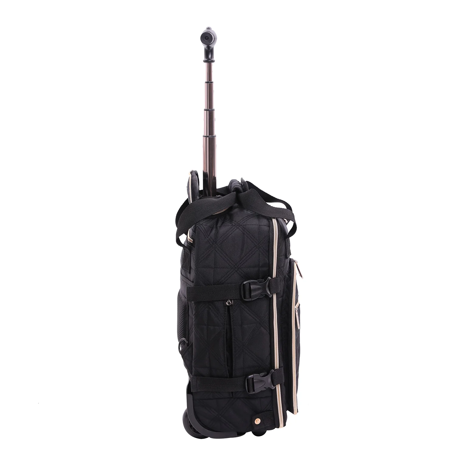 Aerolite Backpack Trolley Bag with 2 Wheels 40x20x25, Eco-Friendly Extendable Handle Travel Carry On Holdall Flight Rucksack with 10 Year Warranty (Quilted) - Image 15