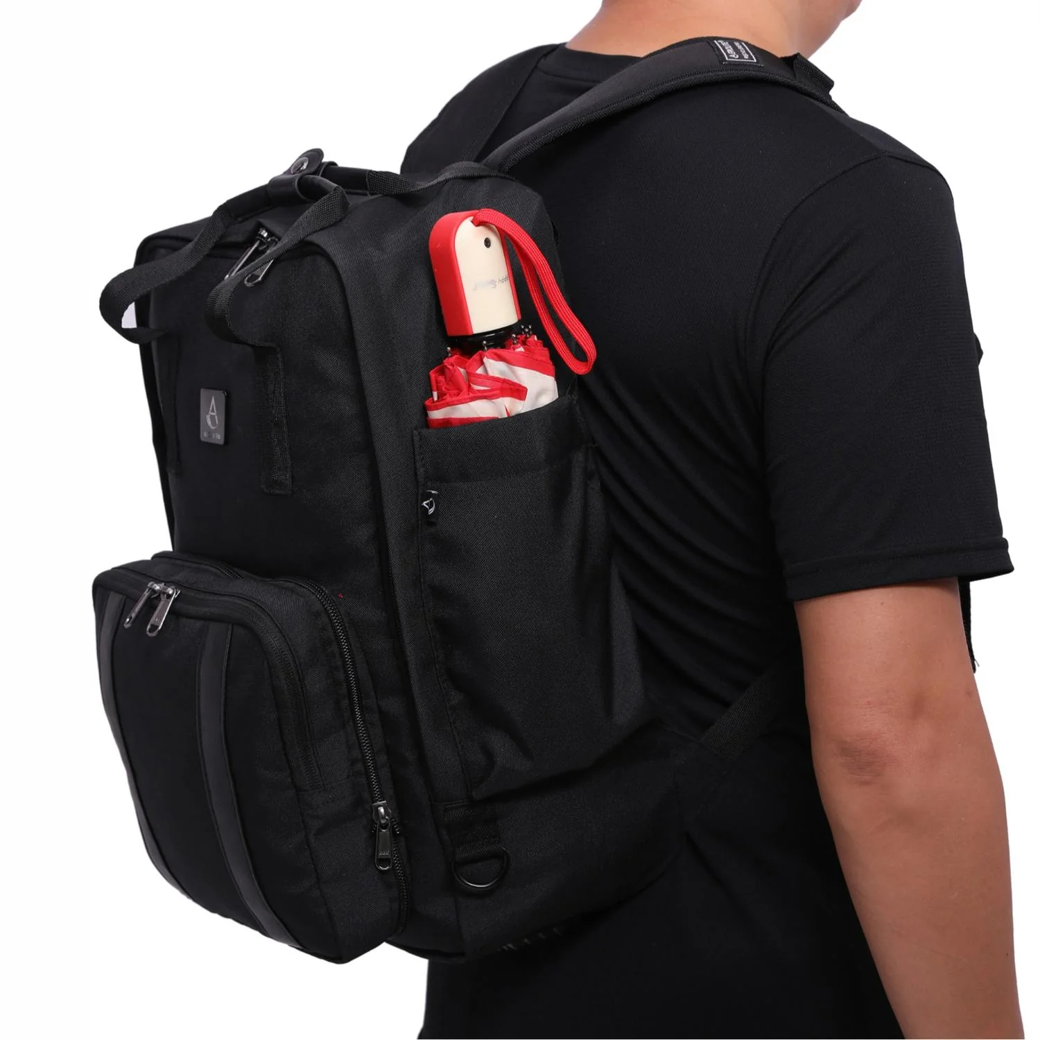 Aerolite 40x20x25cm Premium Ryanair Maximum Size Backpack With Removable Small Carry Pouch Eco-Friendly Shower-Resistant Cabin Luggage Approved Travel Carry On Holdall Flight Rucksack with 10 Year Warranty - Image 20