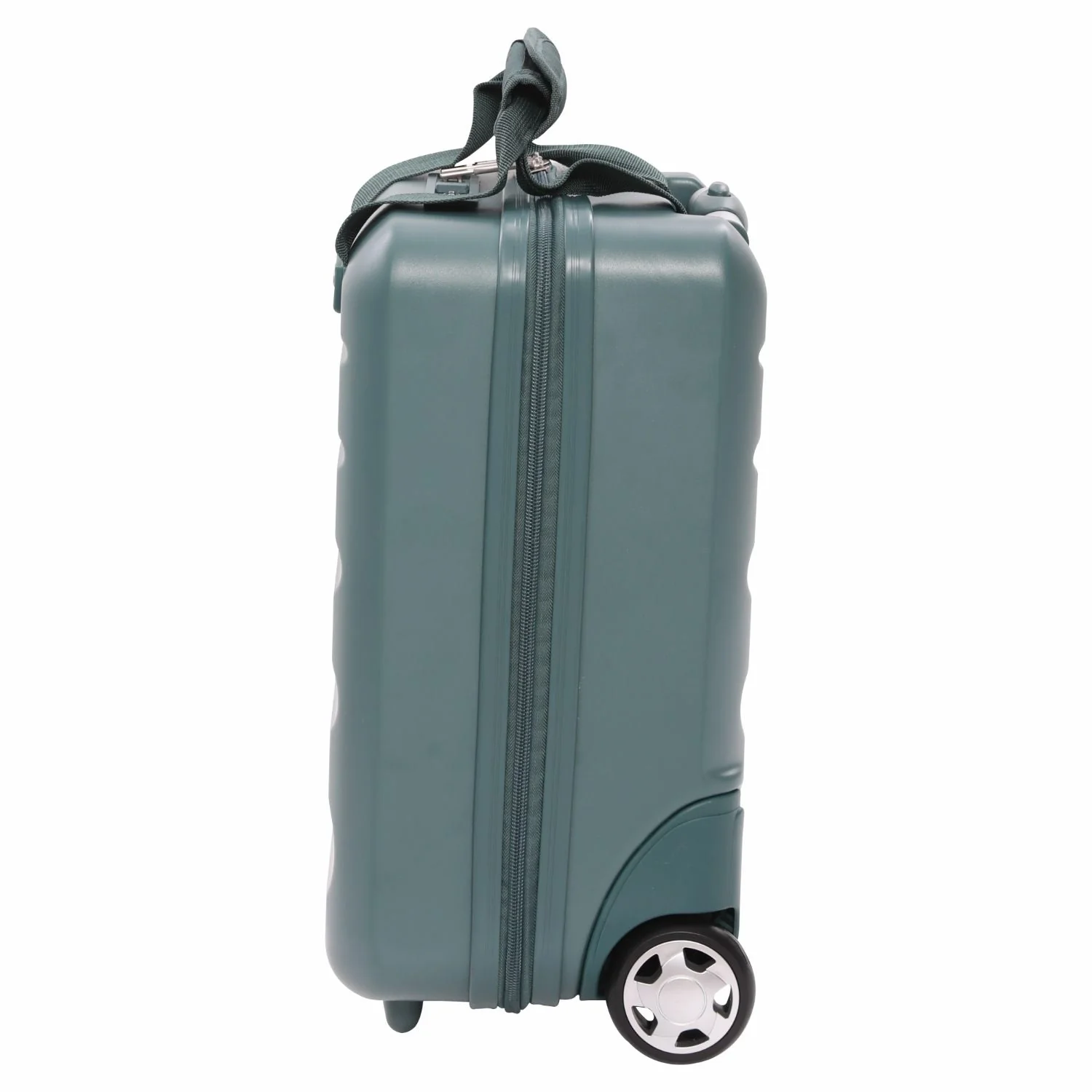 Aerolite Lightweight 2-Wheel Hard Shell Underseat Trolley with TSA Lock - Eco-Friendly Interior - Ryanair Approved - Forest Green - Image 7