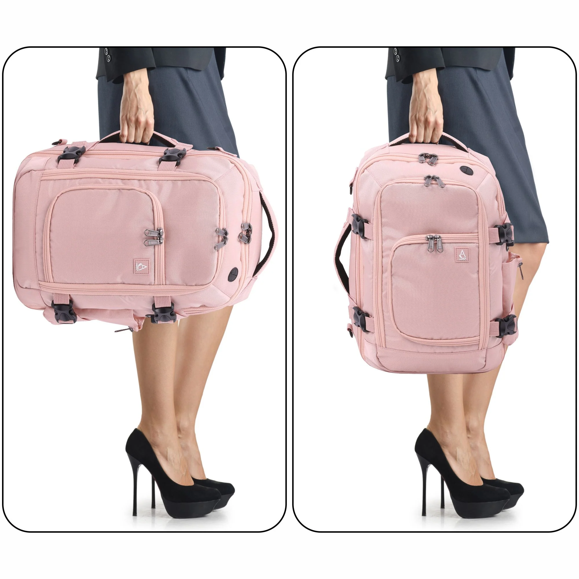 Aerolite (40x25x20cm) Ryanair Maximum Size 3 in 1 Cabin Luggage Approved Flight Backpack - Image 17