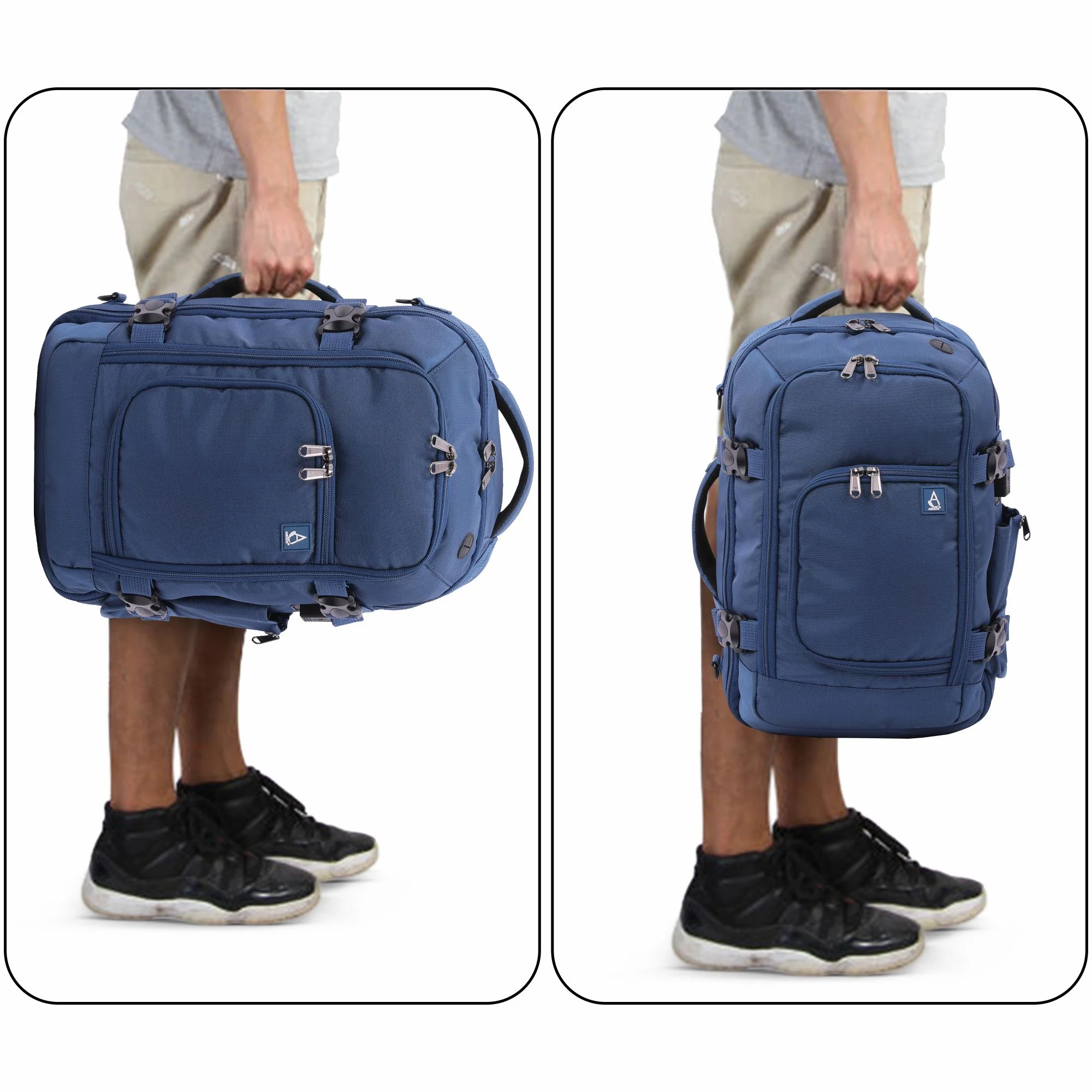 Aerolite (40x25x20cm) Ryanair Maximum Size 3 in 1 Cabin Luggage Approved Flight Backpack - Image 28