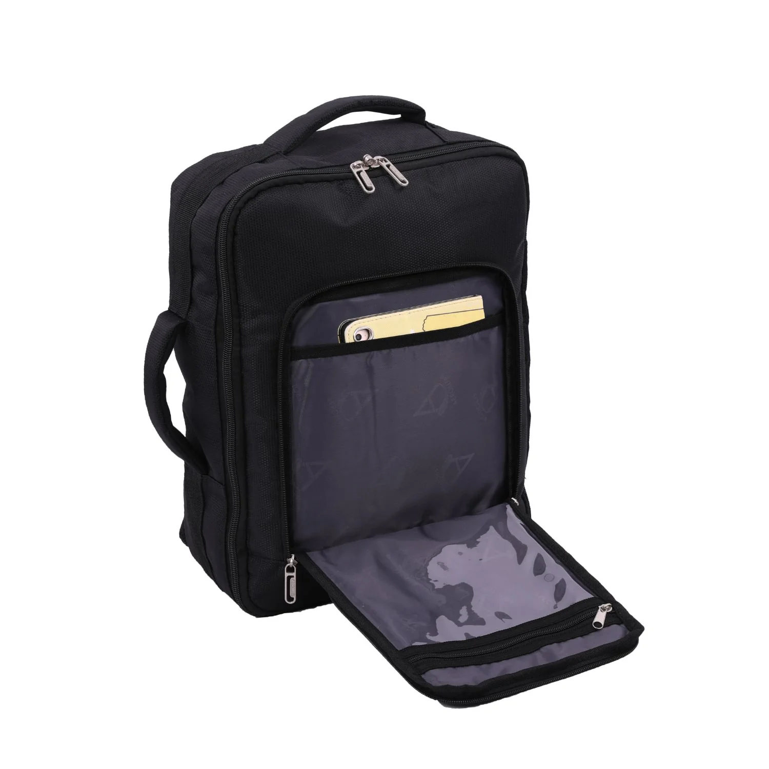 AEROLITE (40x30x15cm) New and Improved 2025 British Airways, KLM & Air France  Maximum Size Cabin Underseat Backpack Rucksack, Also Approved For Easyjet, Wizz Air, Virgin Atlantic, Black - Image 16
