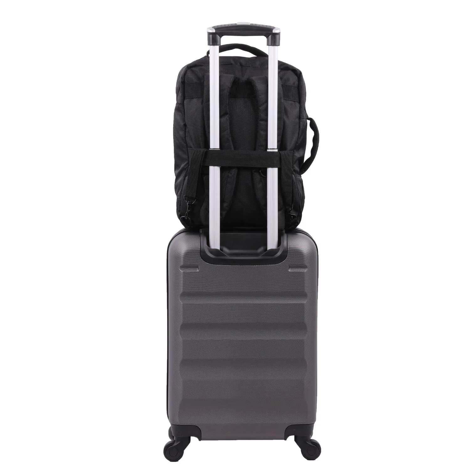 AEROLITE (40x30x15cm) New and Improved 2025 British Airways, KLM & Air France  Maximum Size Cabin Underseat Backpack Rucksack, Also Approved For Easyjet, Wizz Air, Virgin Atlantic, Black - Image 17
