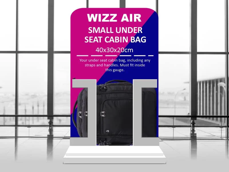 Aerolite 40x30x20 Wizz Air Maximum Size Backpack Eco-Friendly Cabin Luggage Approved Travel Carry On Holdall Lightweight Shoulder Bag Flight Rucksack with YKK Zippers 5 Year Warranty - Image 3