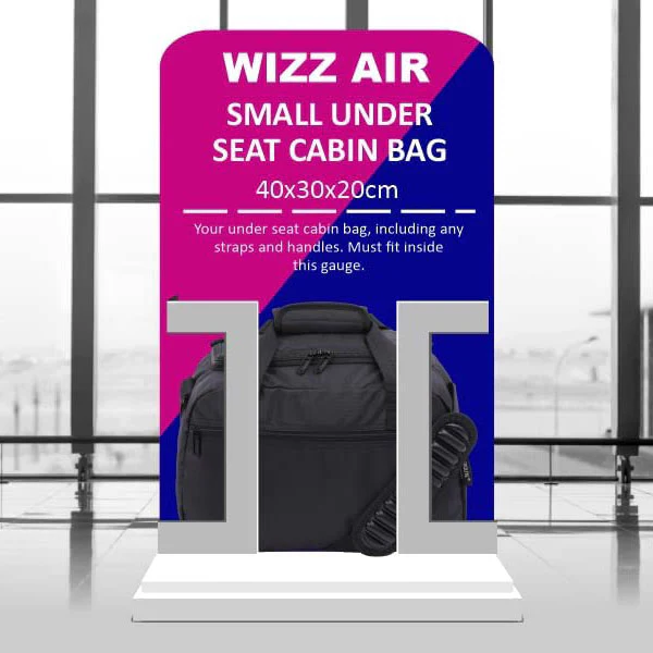 Aerolite 40x30x20 Wizz Air Maximum Size Cabin Bags with 5 Year Guarantee Foldable Carry On Premium Bag Holdall Small Lightweight Cabin Luggage Under seat Flight Travel Duffel Bag - Image 3