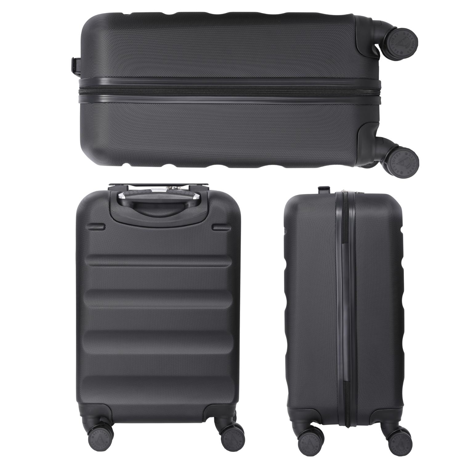 Aerolite (55x35x25cm) Hard Shell Carry On Hand Cabin Luggage Suitcase with 4 Wheels and Built-in TSA Combination Lock, Max Size for Air Europa, Air France, Alitalia, KLM & Transavia - Image 16