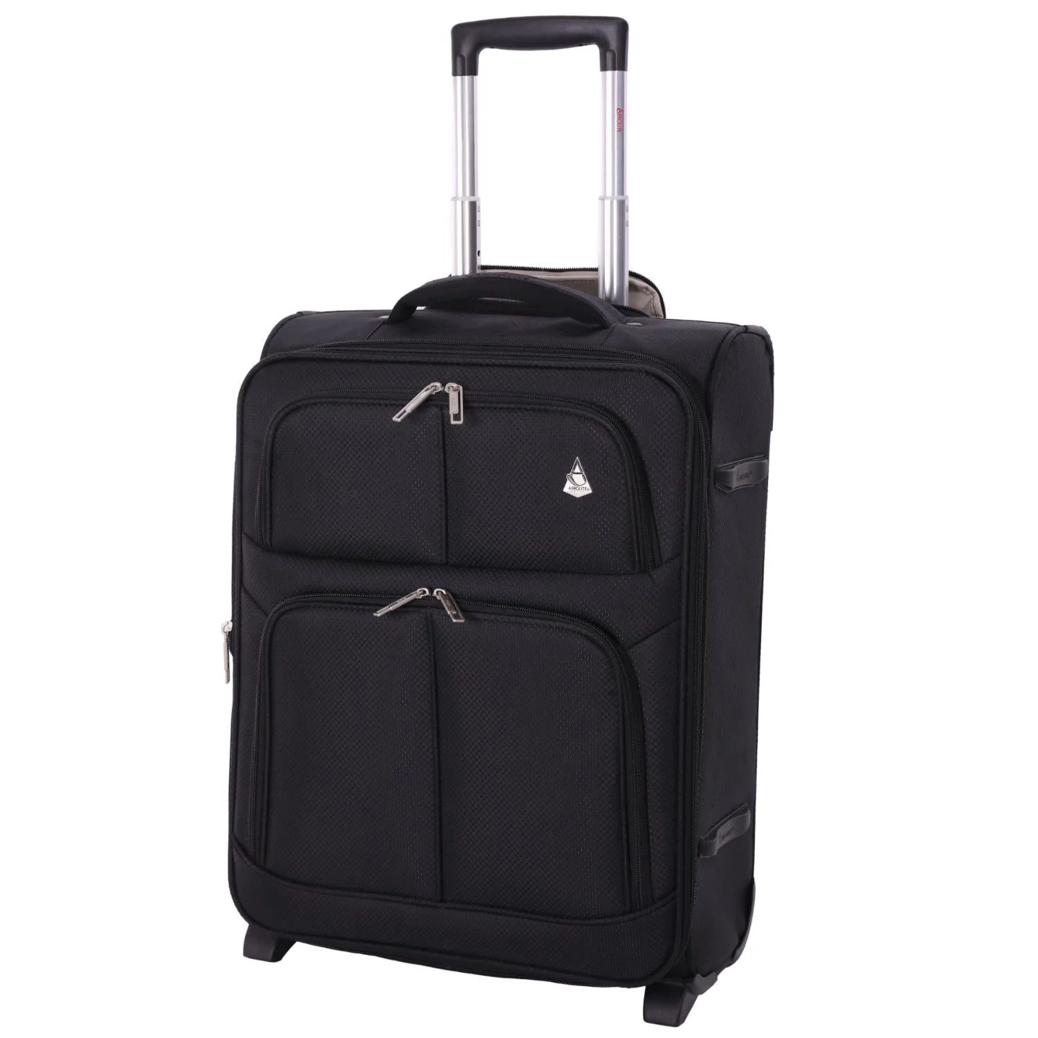 Aerolite 55x40x20 + 40x20x25 Ryanair Priority Maximum Allowance 2 Piece Carry On Hand Cabin Luggage Set Bundle Black (55x40x20 Suitcase + 40x20x25 Holdall) - Image 7