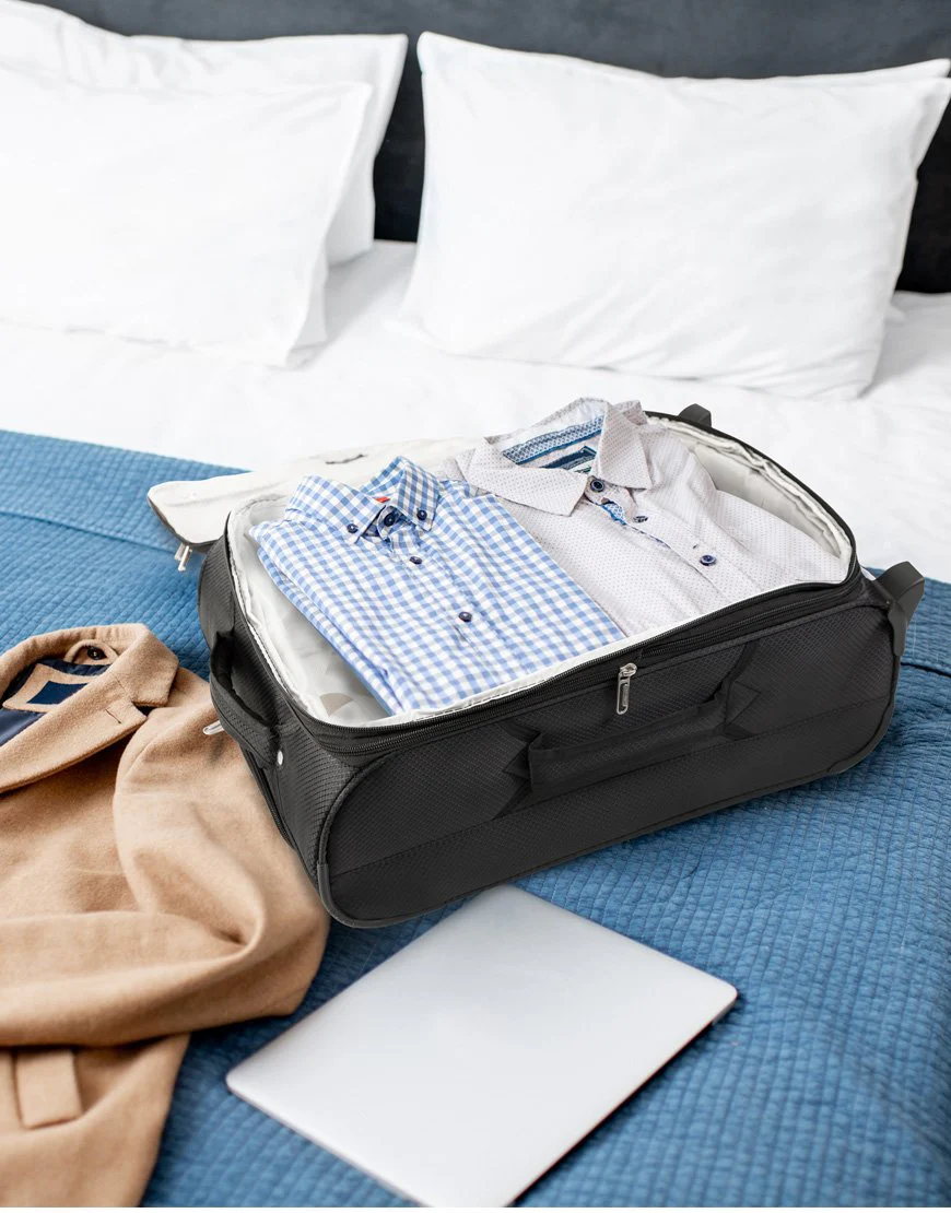 Aerolite (55x40x20cm) Lightweight Cabin Hand Luggage with 50kg Luggage Scales | 2 Wheels - Image 12