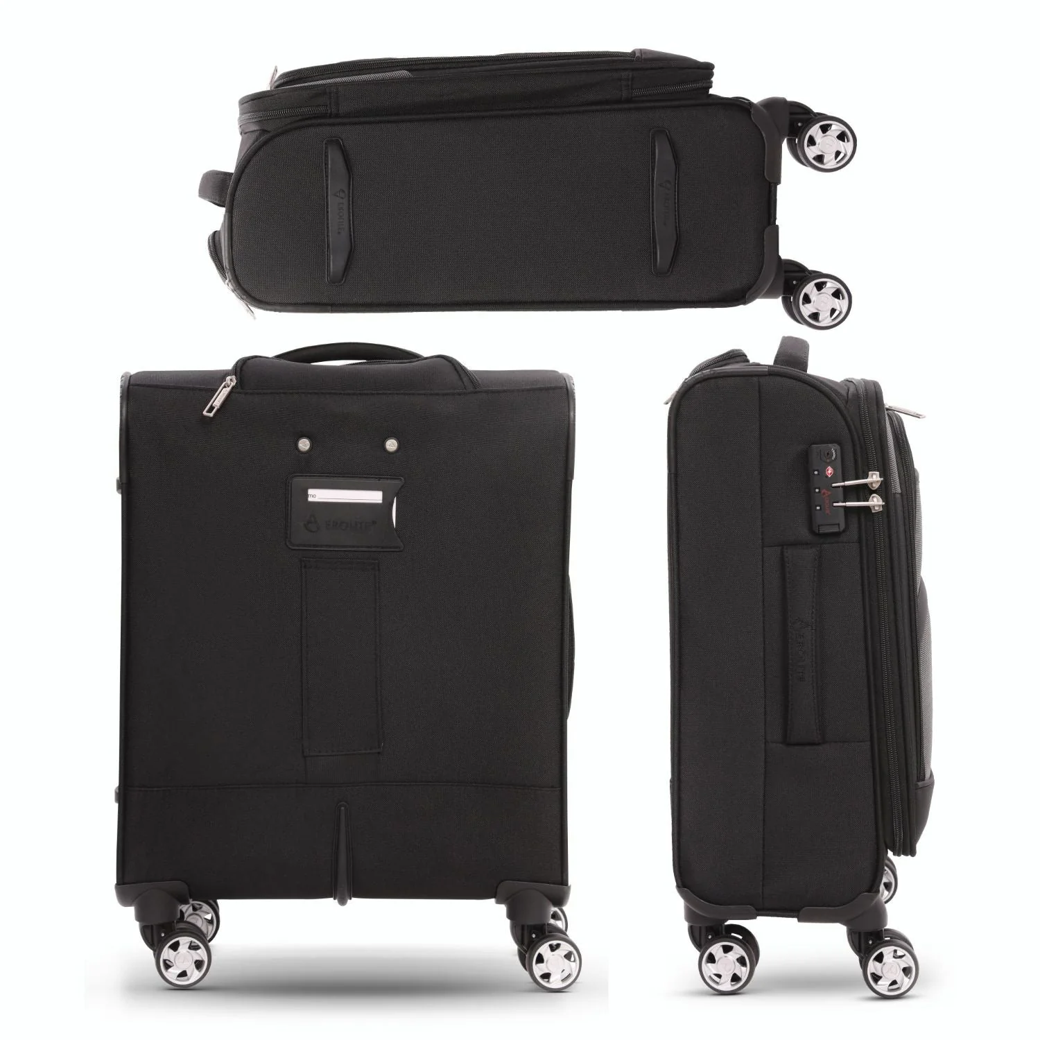 Aerolite Expandable 55x40x20cm to 55x40x23cm 4-Wheel Cabin Suitcase – MAX Size for Ryanair Priority & Wizz Air, Lufthansa, Ultra Lightweight Soft Shell Carry On with TSA Lock - Image 6