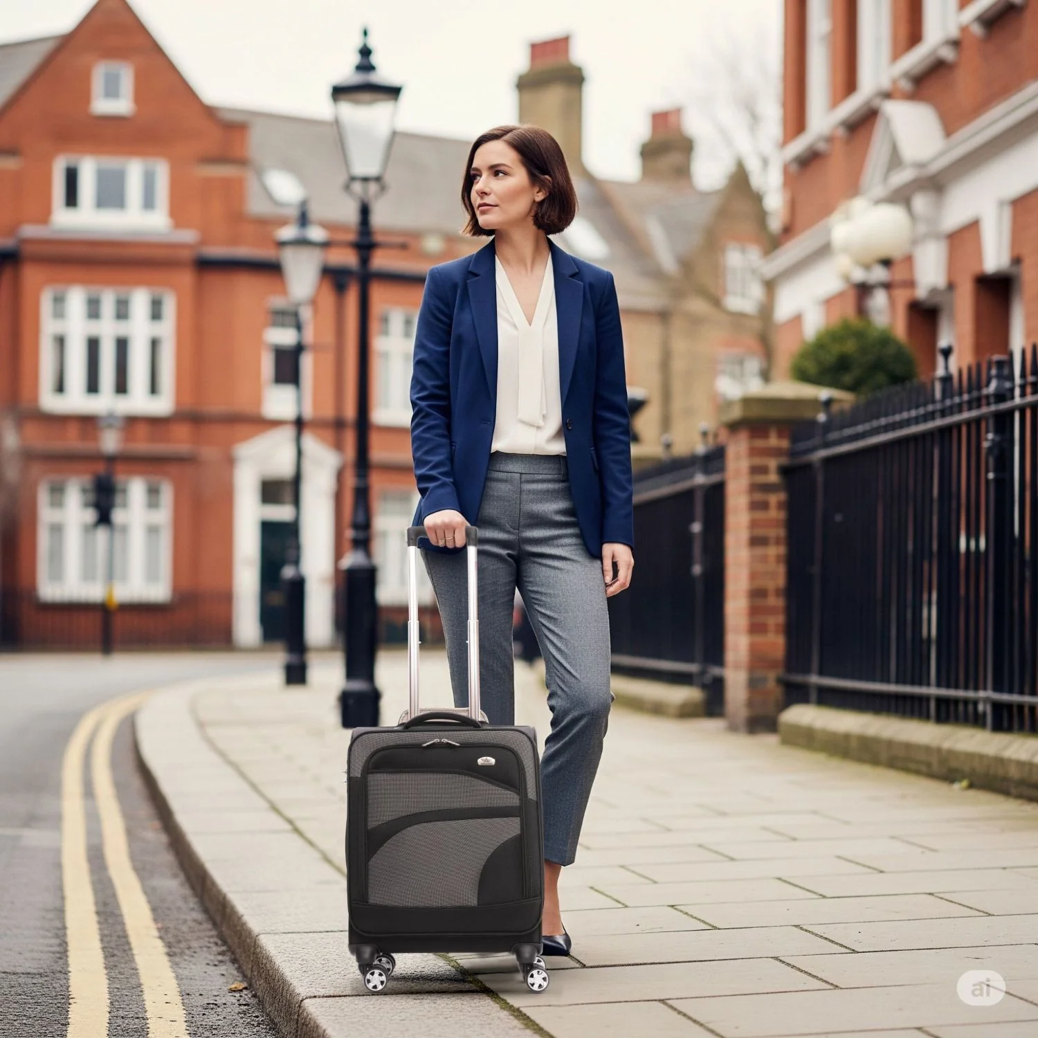 Aerolite Expandable 55x40x20cm to 55x40x23cm 4-Wheel Cabin Suitcase – MAX Size for Ryanair Priority & Wizz Air, Lufthansa, Ultra Lightweight Soft Shell Carry On with TSA Lock - Image 7