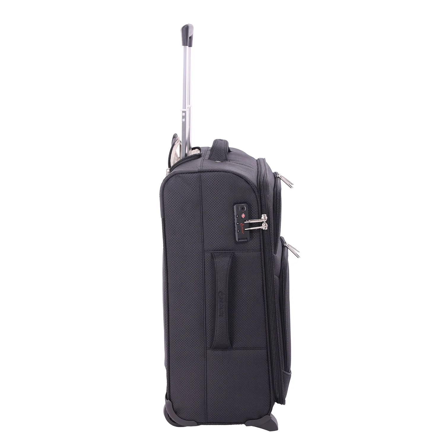 Aerolite 56x45x25cm British Airways Jet2 & Easyjet Upgrade Maximum Allowance Large Lightweight 2 Wheel Carry On Hand Cabin Luggage Bag Suitcase 56x45x25 with TSA Approved Lock Black - Image 6