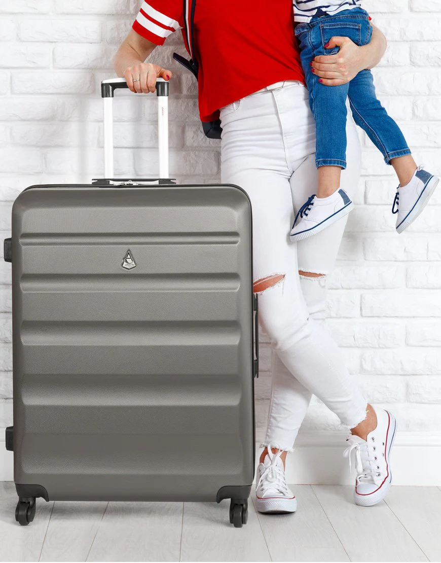 Aerolite Lightweight Hard Shell Suitcase Luggage Set (Medium + Large) - Image 11