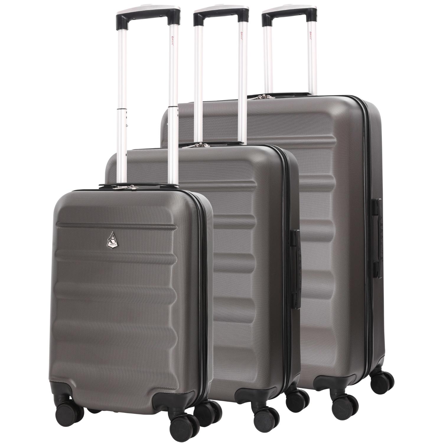 Aerolite Hard Shell Suitcase Complete Luggage Set (Cabin + Medium + Large Hold Luggage Suitcase) - Image 10