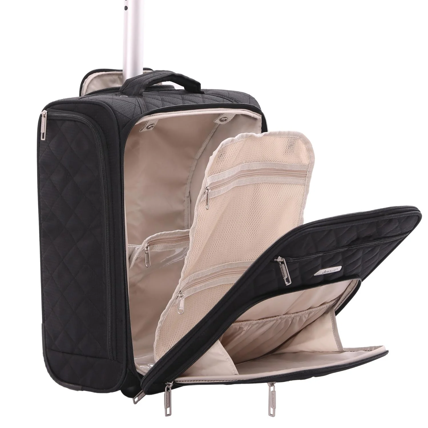 Aerolite Easyjet Carry On Fits 45x36x20cm New & Improved 2025 Cabin Under Seat Trolley Bag Suitcase - Image 8