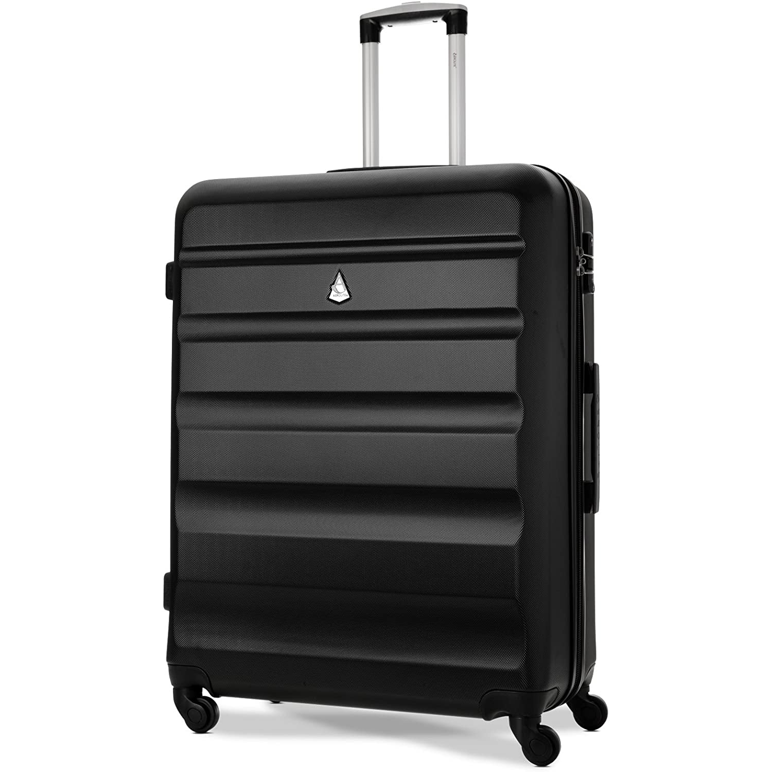 Aerolite Lightweight Hard Shell Suitcase Luggage 4 Wheels with Built in Combination Lock (25"& 29"), Black - Image 3