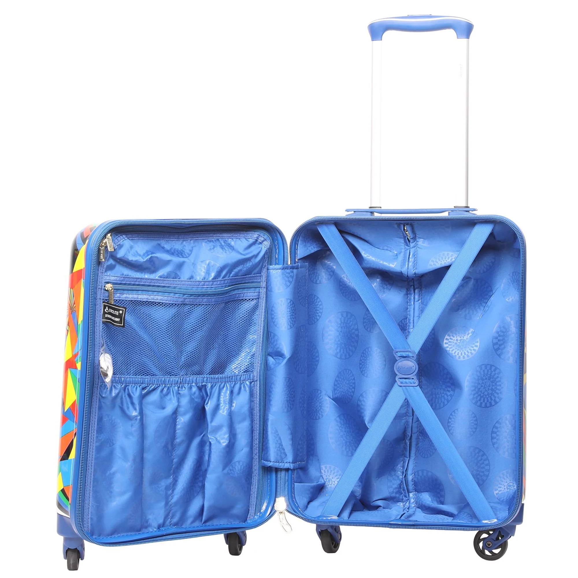 Aerolite Lightweight Polycarbonate Hard Shell Luggage Set (Cabin + Medium) - Image 10