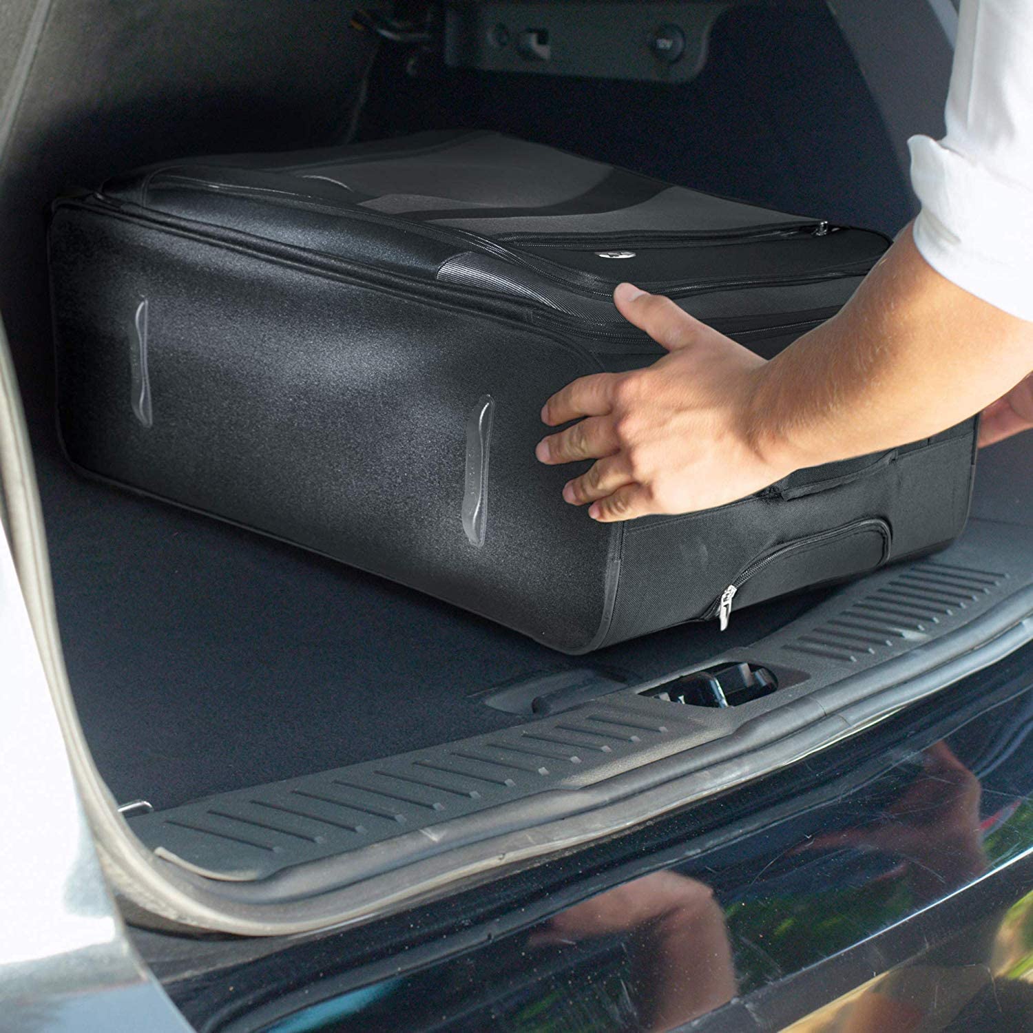 Aerolite 30" Super Lightweight Soft Shell Large Checked In Hold Luggage Suitcase with 8 Wheels, 108L Capacity - Image 11