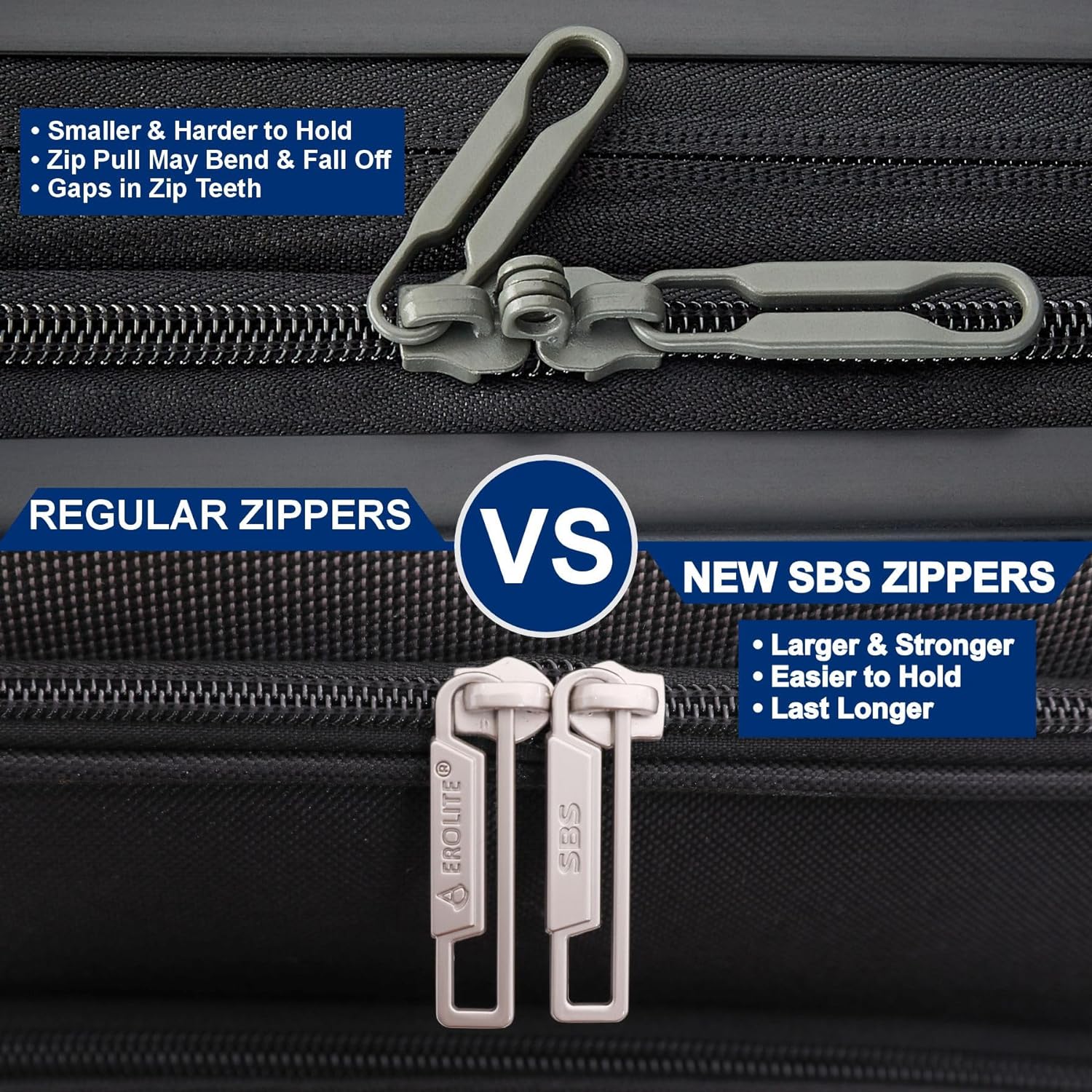 Aerolite 30" Super Lightweight Soft Shell Large Checked In Hold Luggage Suitcase with 8 Wheels, 108L Capacity - Image 4