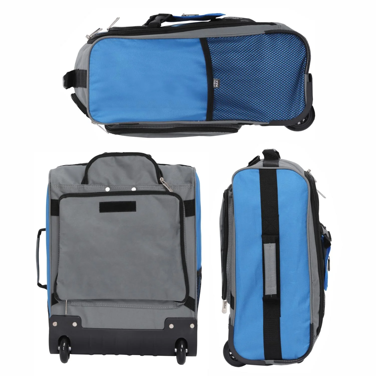 Aerolite MiniMAX Ryanair & Wizz Air 40x30x20 Maximum Size Cabin Hand Luggage Under Seat Trolley Backpack Carry On Bag 2 Wheel - Image 7