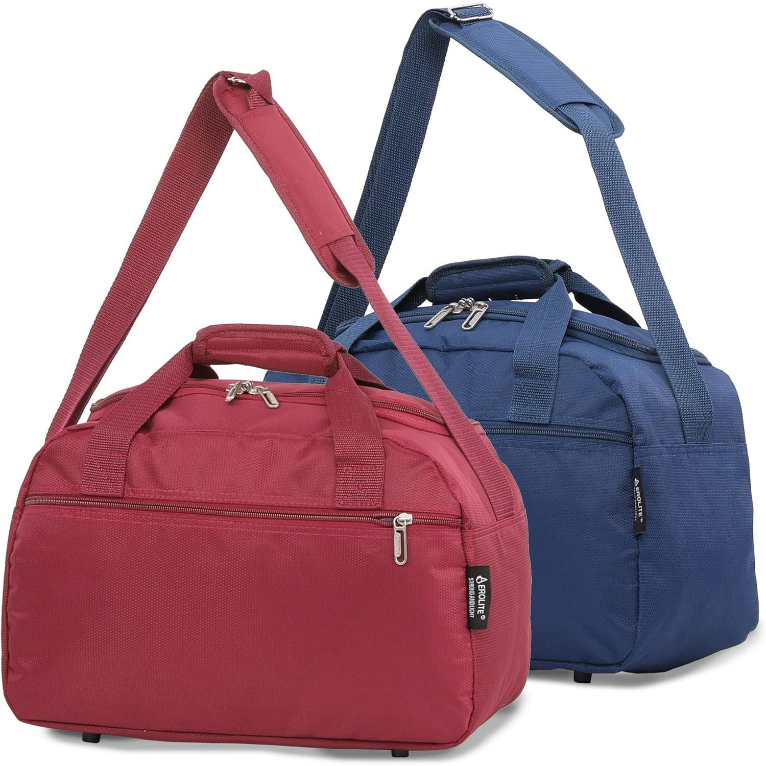 Aerolite (40x20x25cm) Hand Luggage Holdall Bag (x2 Set), Maximum Allowance For Ryanair - Image 14