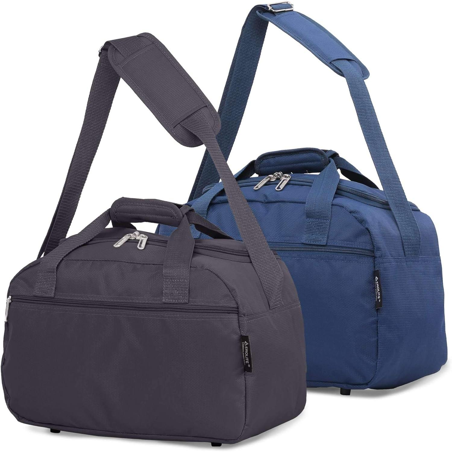 Aerolite (40x20x25cm) Hand Luggage Holdall Bag (x2 Set), Maximum Allowance For Ryanair - Image 15