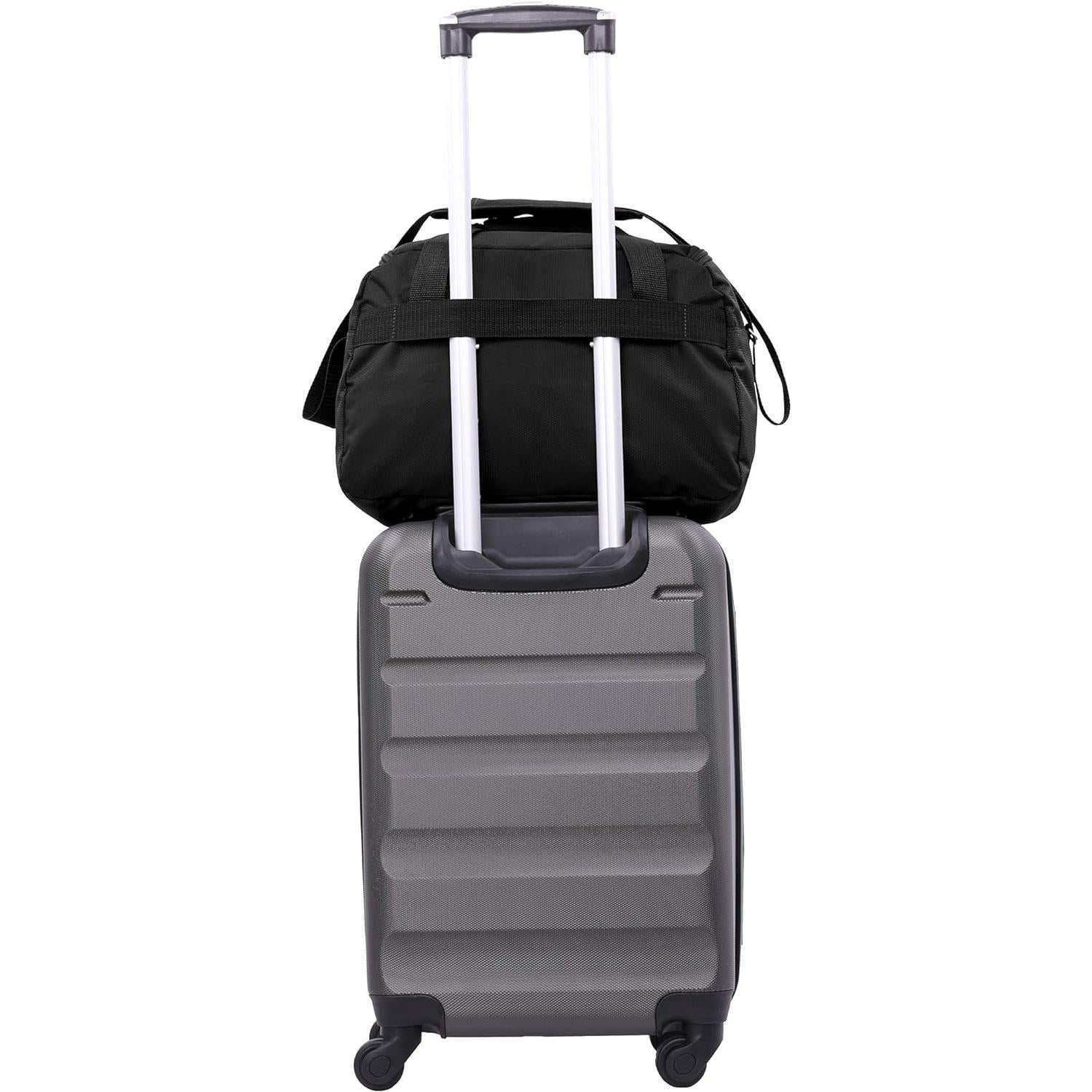 Aerolite (40x20x25cm) Hand Luggage Holdall Bag (x2 Set), Maximum Allowance For Ryanair - Image 8